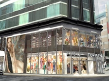 イギリスのファストファッションブランド トップショップ の旗艦店が新宿にオープン